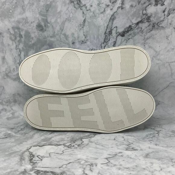 Thousand Fell Mens 10 White/Washed Acid Lace Up Low Top Sneakers Shoes H19-9 - Picture 6 of 10